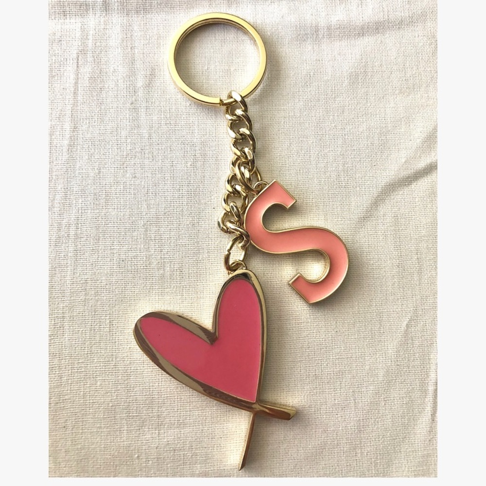 Victoria’s Secret pink heart keychain